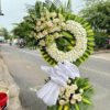 Kệ Hoa Chia Buồn Tấm Lòng Thành Kính – Mã 08 HOA CHIA BUON CO UT 8 hoa tuoi quan 12