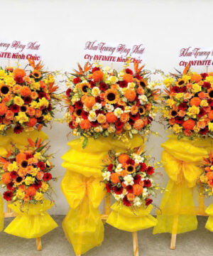 Kệ Hoa Chúc Mừng Hân Hoan Thắng Lợi – Mã 48